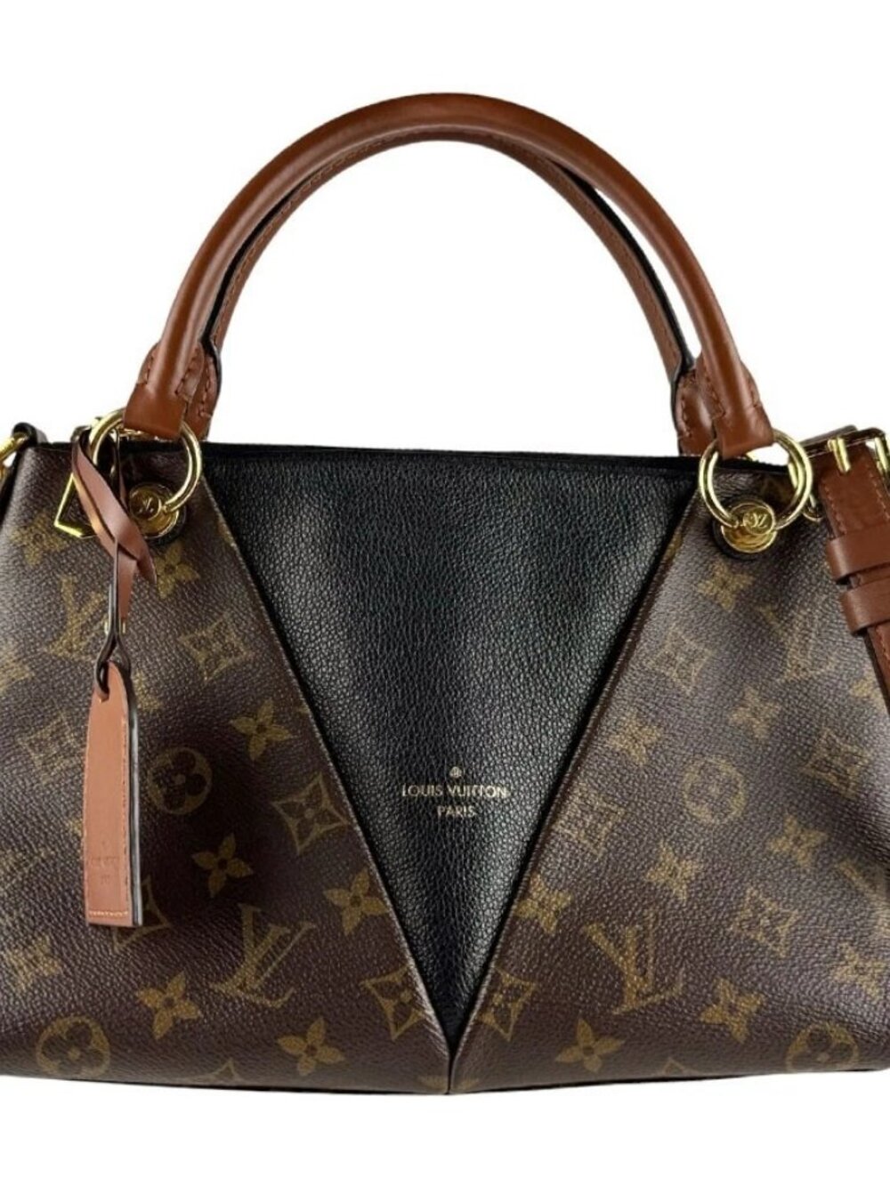 LOUIS VUITTON Monogram V Tote BB Handbag Shoulder Bag